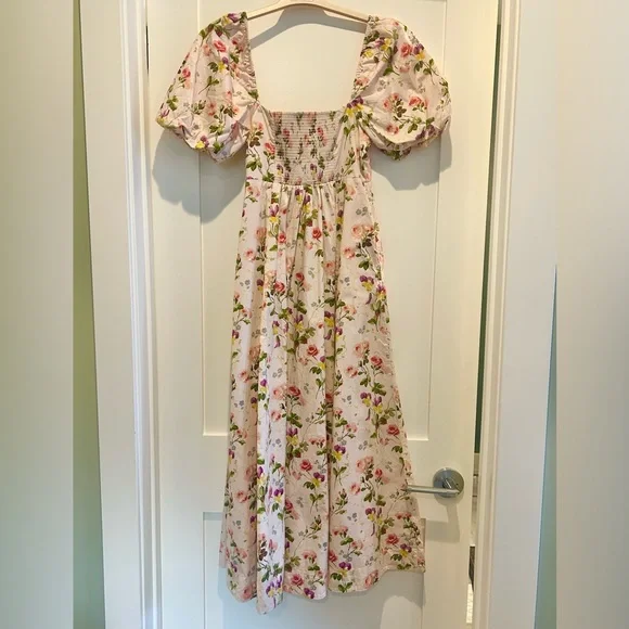 Hill House Matilda dress pink bluebonnet size M - Picture 10 of 13
